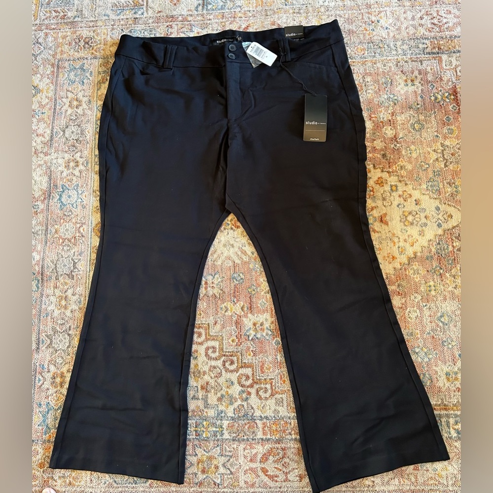 New w Tags Torrid 28R bootcut Ponte stretch trousers